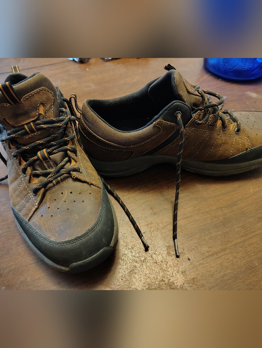 Dunham Seth Brown and Black Athletic Lace-Up Shoes